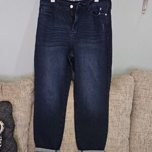 Judy Blue Dark Indigo Boyfriend Jeans